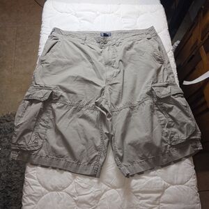Polo Jeans Company Cargo Shorts Mens 38 Grey‎ Baggy Casual Camping Summer Rugged